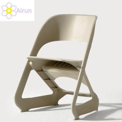 Plastic Office Chairs Stackable Conference Chairs Simple Dining Outdoor Cool Chairs Negotiation Chairs White Exhibition Audience Chairs