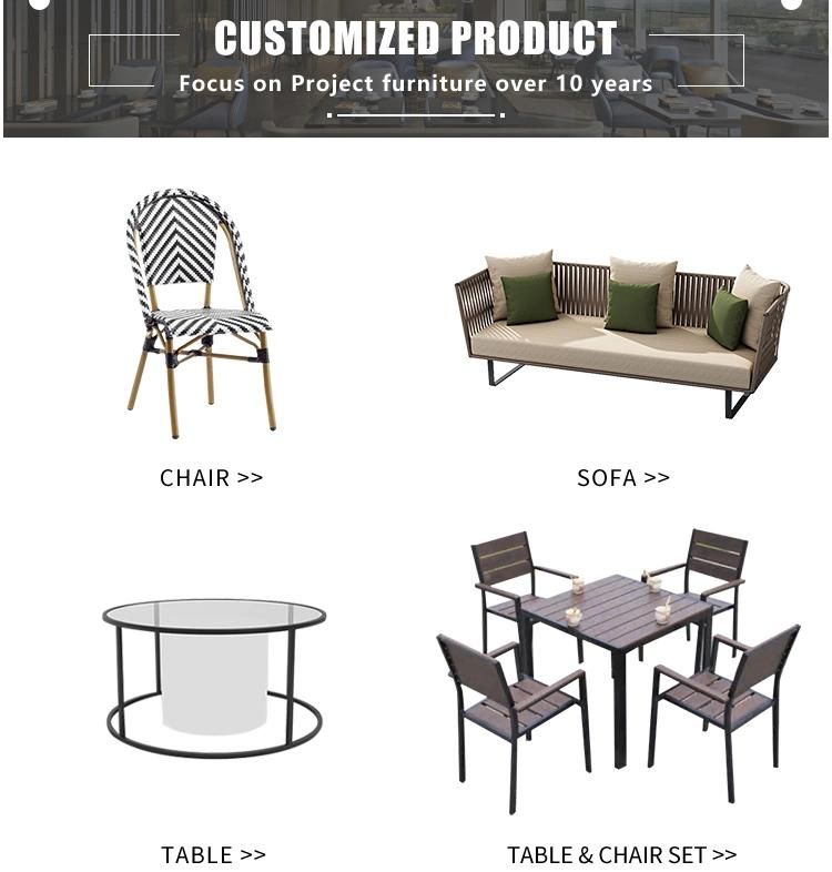 Outdoor Comfortable Arm Rattan Chair for Cafe and Garden (SP-OC368)