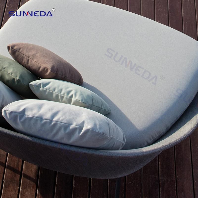Modern Double Seat Poolside Leisure Lounge Outdoor Daybed