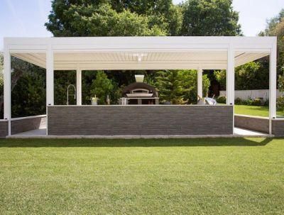 Aluminum Motorized Shutter Pergola for Patio/Garden