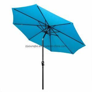 10FT Outdoor Garden Patio Parasol Metal Frame Crank Parasol