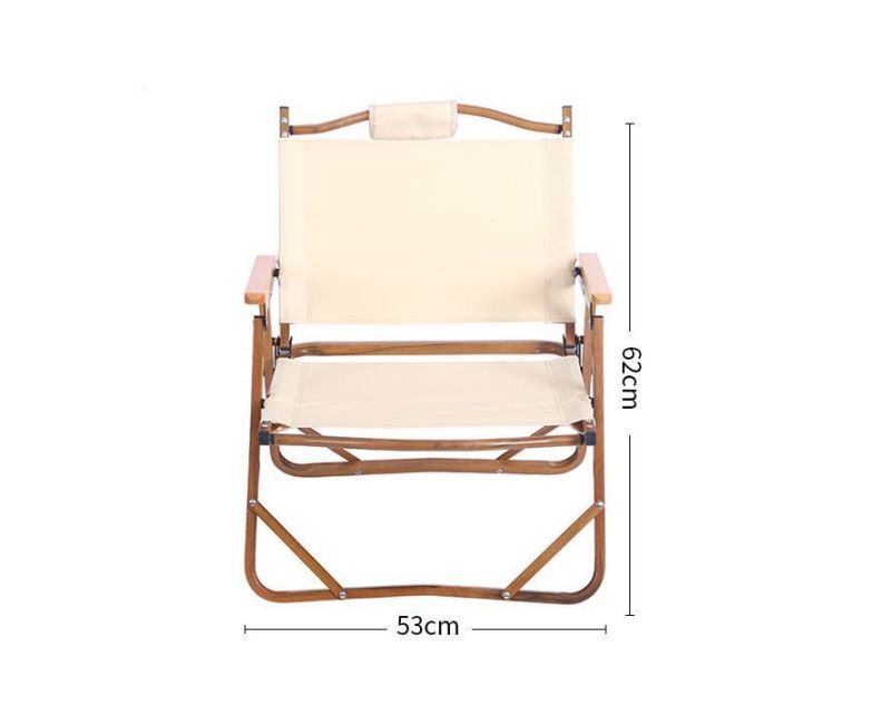 Willestoutdoor Beech Folding Chair Camping Beach Solid Wood Butterfly Chair Mountain Camping Leisure Chair