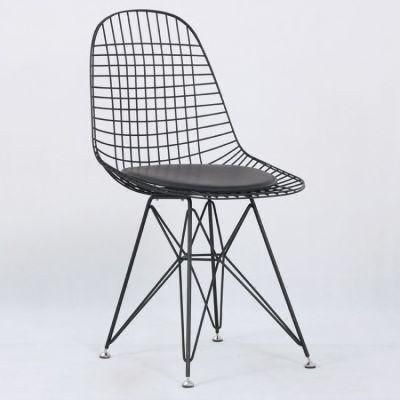Direct Factory Industrial Stainless Steel Garden Dining Leisure Chair Restaurant Coffee Metal Wire Chair