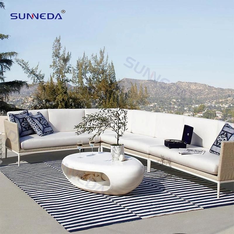 Modern Leisure Aluminum Furniture Outdoor Garden Sofa Set