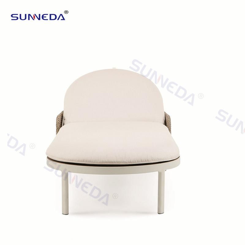 Italian Style Leisure Modern Customize Durable Studio Garden Sun Lounger Set