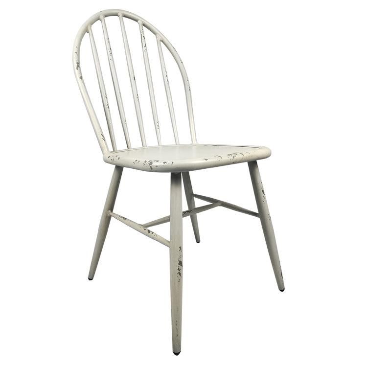 Ivory Color Weather Resistant Outdoor Restaurant Garden Luxury Royal Wedding Chair