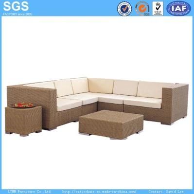 Outdor Garden Furniture Leisure Wicker Corner Sofa