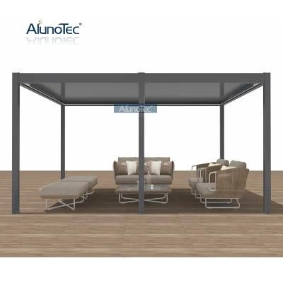 Durable Design Roof Gazebo Adjustable System Louver Pergola With Side Blind