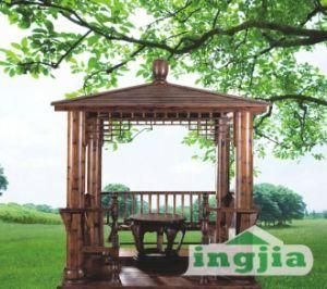 Outdoor Garden Solid Wood Corners Patio Kiosk (SC-Y003)