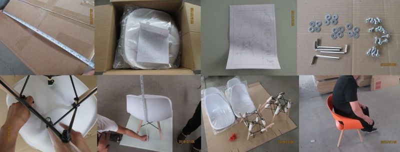 Hot Sale Commercial Chair Modern Chair Office Furniture Plastic Conference Chair