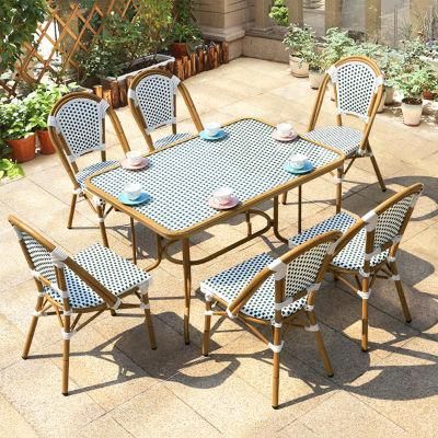 Outdoor Furniture Garden Popular Cheap All Weather French Bistro Chairs Set