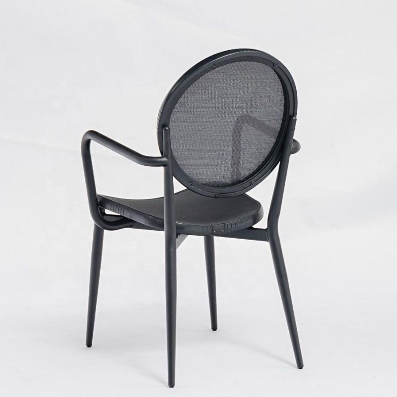 European Style Heat Water UV Resistant Outdoor Plastic Textilene Dining Furniture
