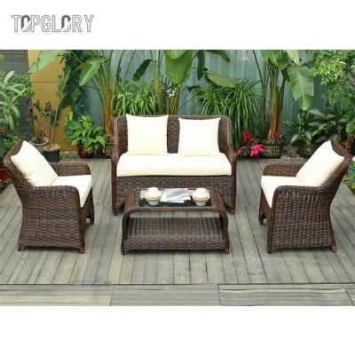 Modern Rattan Outdoor Furniture New Style All Weather Outdoor Sofa for Hotel