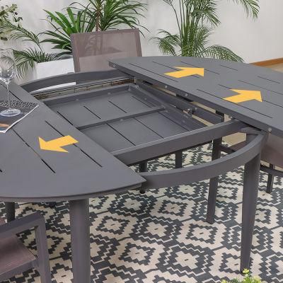 New Metal Patio Bar Height Garden Chairs and Table Set