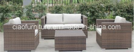 F - 2016 New Style Outdoor Garden Rattan Sofa (CF1319b+a+CT)