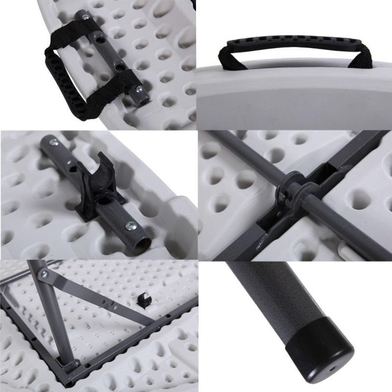 60inch Portable Folding HDPE Round Rental Tables for Party