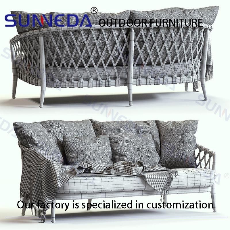 Home Furniture Modern Outdoor Chair Patio Luxury Garden Sets Sun Beach Sofa Sets