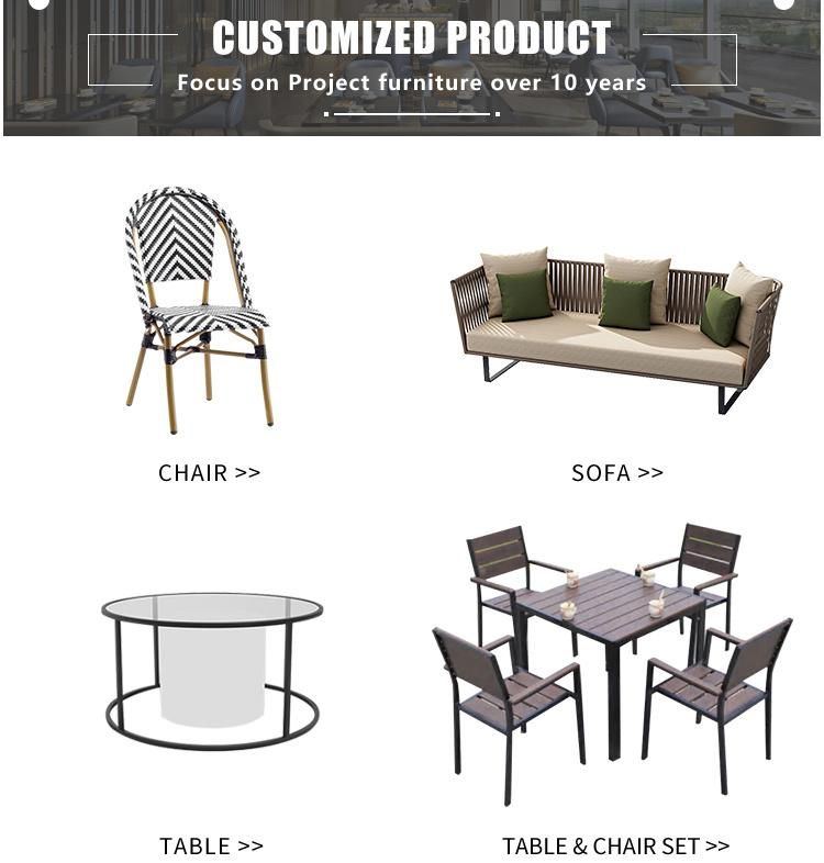 (SP-AT416) Durable Patio Aluminum Outdoor Furniture Metal Garden Furniture