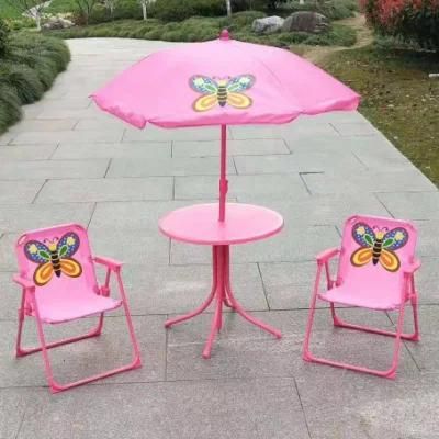 Kids Folding Chair with Table and Umbrella