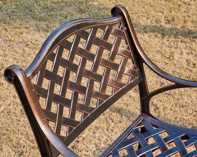 High Quality Die Casting Aluminum Housing Products with Round Table and 4 Detachable Chair