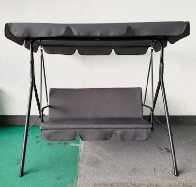 Grey Color Best-Sale Swing Chair with Polyester Canopy Hammock Chair
