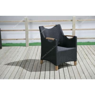 Popular Outdoor PE Rattan Garden Chair for Cafe and Hotel