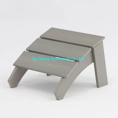 Garden Balcony Chair Ottoman Outdoor Model Cafe Chairs Footrest Outdoor Wooden Ottoman