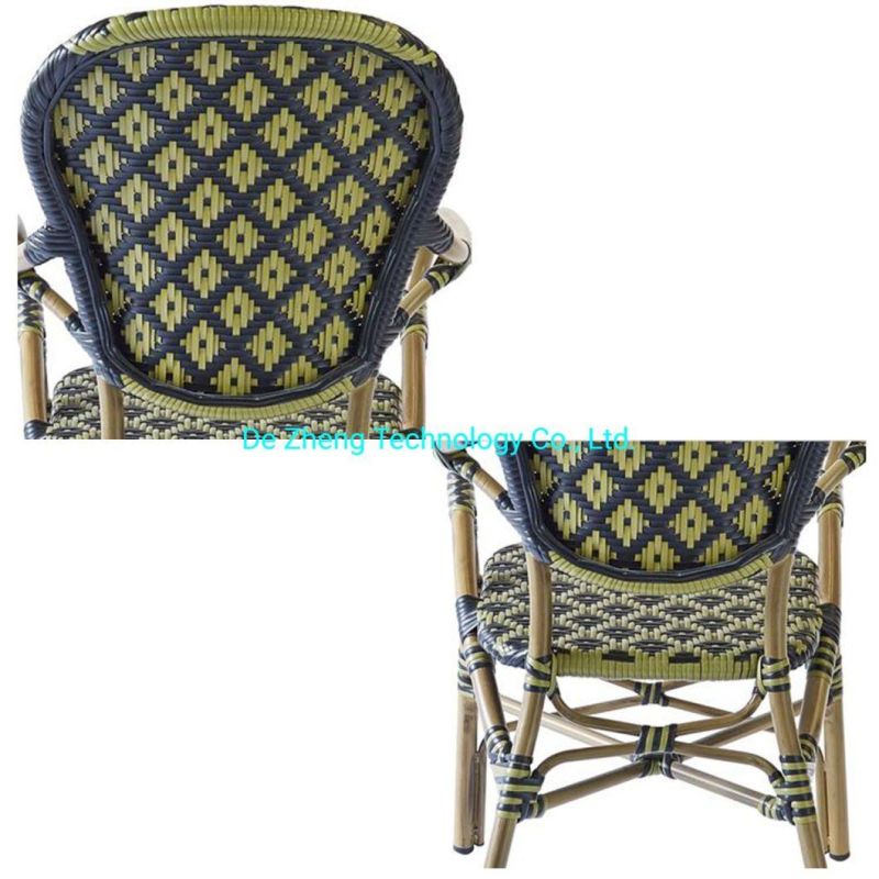 Modern Furniture French Cafe Bistro Rattan Furniture Garden Chairs