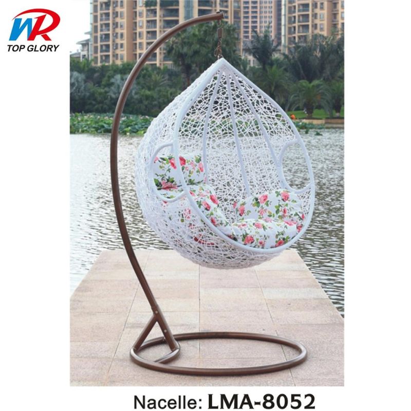 Garden Rattan Wicker Patio Egg Hammock Outdoor Swing Hanging Chair