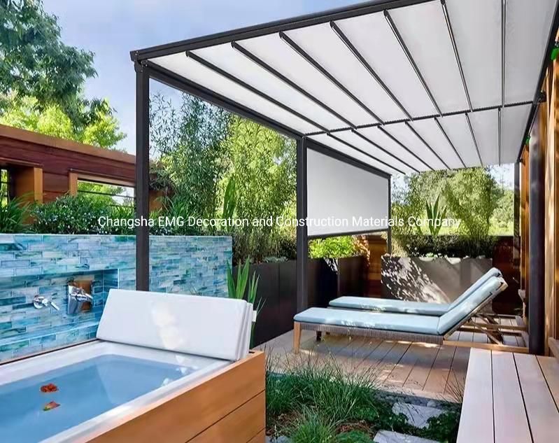 Retractable Gazebo/Awning Pavilion/Garden Gazebo/Pavilion/Gazebo