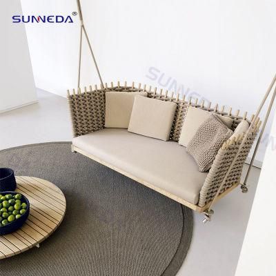 Comfortable and Simple Outdoor Garden Aluminum Frame Hanging Egg Swing Chair