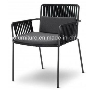 Garden Dining Furniture Rattan Chair with Fabric Cushion (CF1480C)
