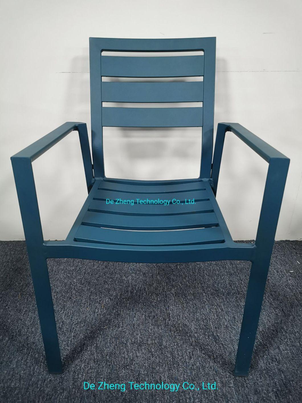 Garden Balcony Outdoor Model Cafe Chairs Outdoor Metal Aluminum Restaurant Outdoor Chair for Garden