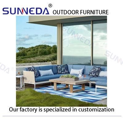 Patio Garden Modern Corner Sofa Luxurious Modular Sofa Bed Furniture
