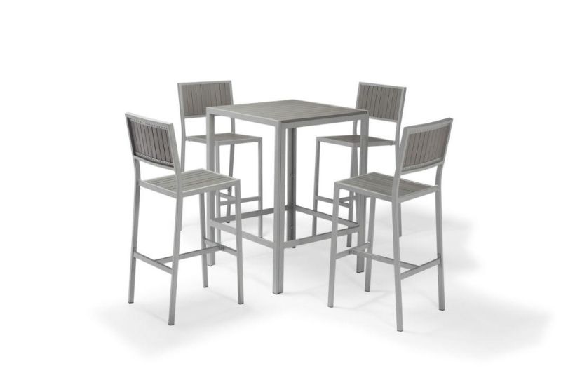 Aluminum Outdoor Garden Poly Wood Bar Sets