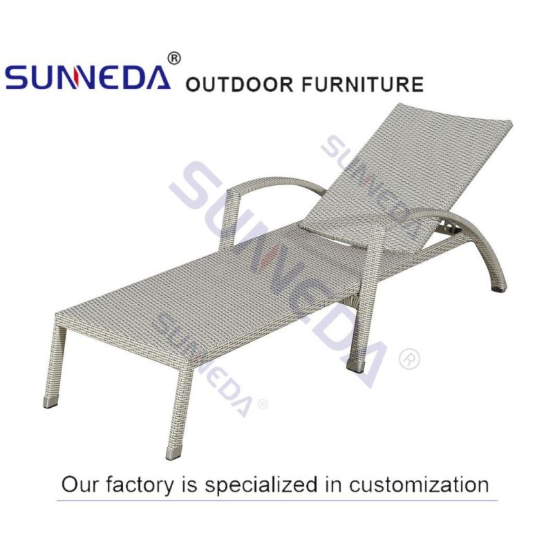 Outdoor Furniture Chair Garden Sets Resort Beach Sun Lounger Rattan Furniture