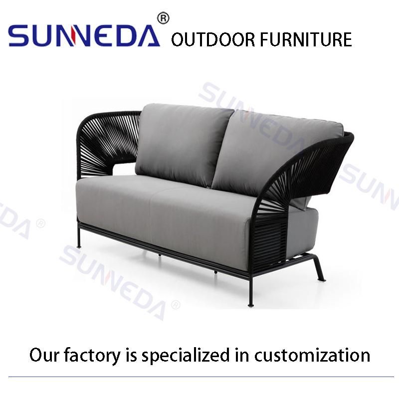 Modern Hot - Selling Double Seating with End Table and Soft Cushion
