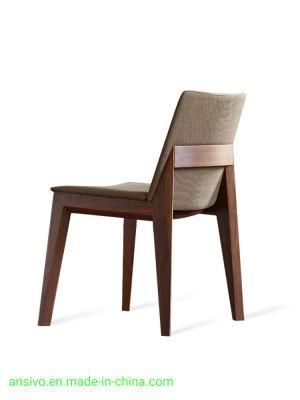 Upholstered Leather Home Cloth Art Home Dining Wooden Chair