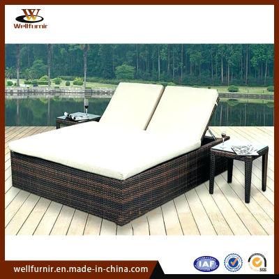 Popular Patio Rattan Wicker Furniture Daybed (WF-315)
