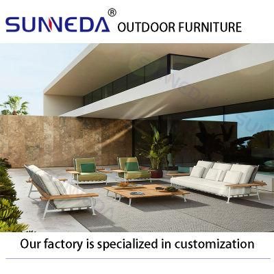 Wholesale Outdoor Garden Park Leisure Furniture Sofa Set Chair Aluminum