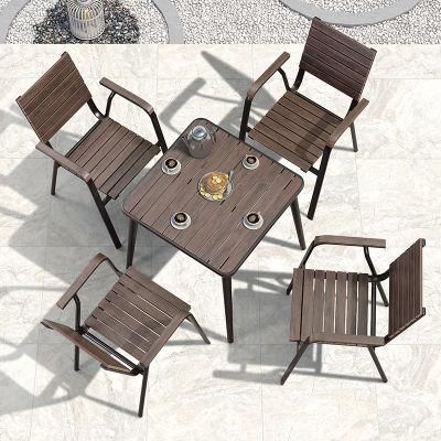 Modern Restaurant Furniture Plastic Wood Dining Chair