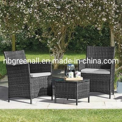 3PCS Outdoor Garden Patio Hotel Living Room Rattan Wicker Chair Furniture Set
