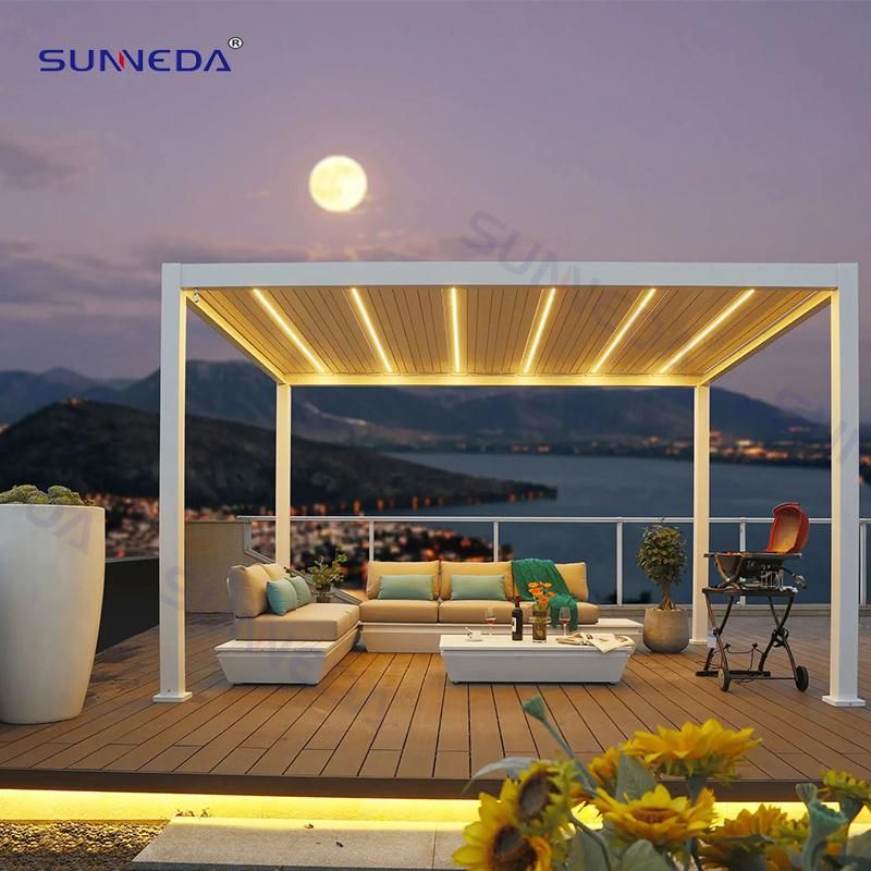 High Quality Aluminum Frame Gazebo Tarpaulin Cushion and Back Cushion Use Indoor Hotel Villa