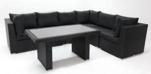 Garden Rattan Wicker Furniture 7PCS Lounge Corner Sofa Set