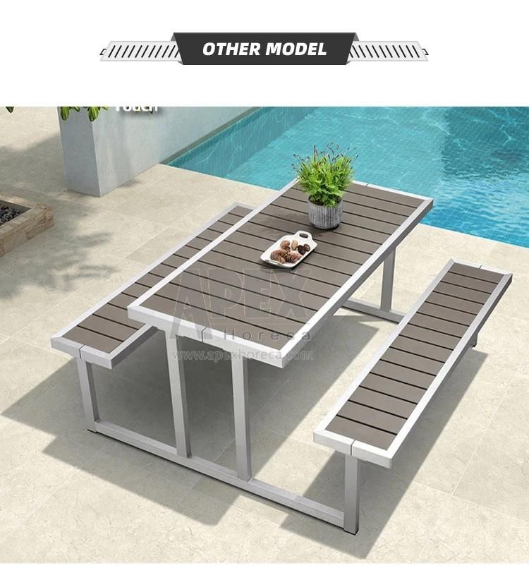 Outdoor Garden Set Luxury Couture Jardin Picnic Table Bench Chair