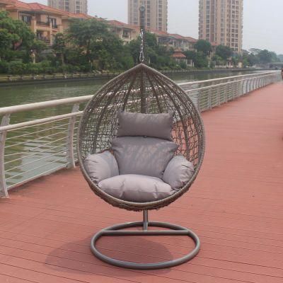 Luxury Design Garden Furniture Indoor Egg Shaped Rattan Swings