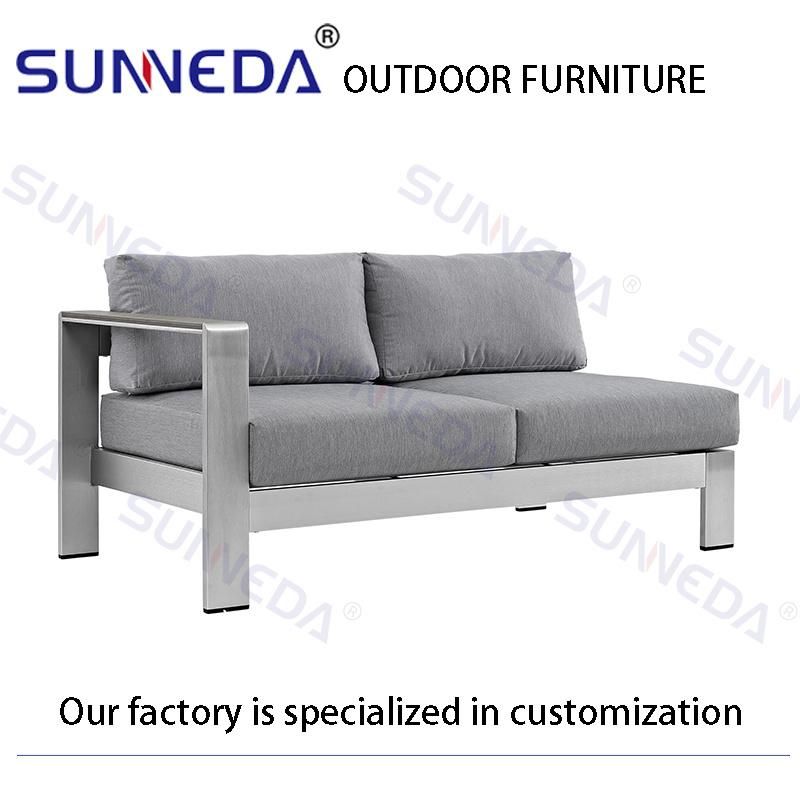 Outdoor Furniture Wholesaler Outdoor Casual Sofa Metal and Sofa Set Garden Furniture