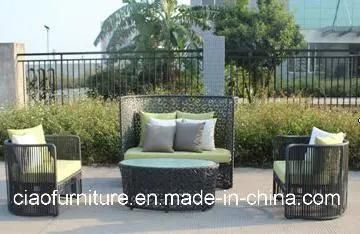 Foshan Outdoor Furniture PE Rattan Sofa Set