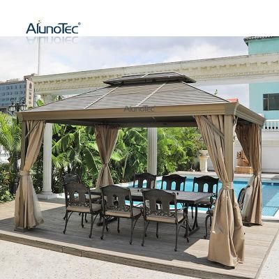 OEM/ODM Waterproof Custom Outdoor Aluminum Pavilion Garden Sunshade Pergola Gazebo