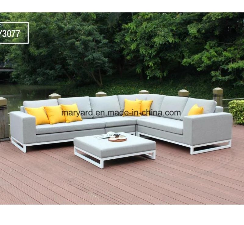 Luxury Hotel Burmese Teak Wooden Modern Outdoor Sofa Furniture Garden Set